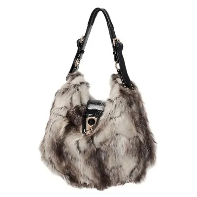 Melie Bianco Kata Faux Fur Hobo Handbag  • $69