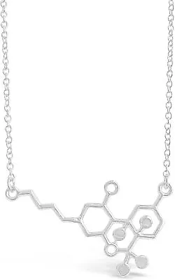 Molecule Necklace - THC Chemical Pendant Jewelry For Science Lovers - Geek Gift • $35.50