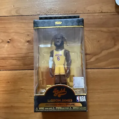 Funko Gold Lebron James Vinyl Action Figure  King James  NIB • $3.50