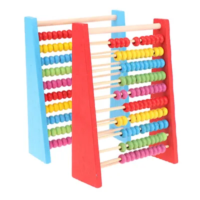 Wooden Abacus Child Math Educational Learning Toy Calculat Bead Count:da • £6.72
