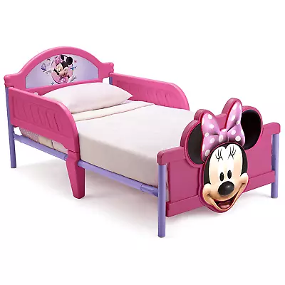 Disney Minnie Mouse 3D-Footboard Toddler Bed For Kids New Gift • $118.99