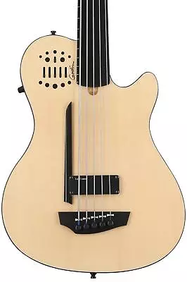 Godin A5 Ultra Fretless Bass Guitar - Natural • $2300