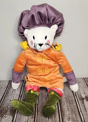 18  IKEA RIDDERLIG Plush Stuffed Animal Kitty Cat White Puss In Boots Musketeer • $4.50