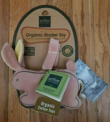 MiYim Organic Stroller Toy Rabbit Bunny NEW • $35