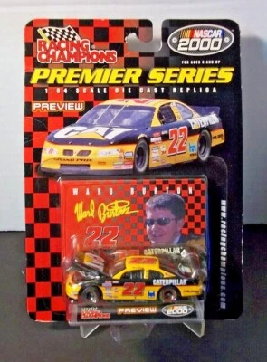 $20 • Buy Nib - Racing Champions - Caterpillar - Ward Burton #22 - Nascar 2000 - Car Cover