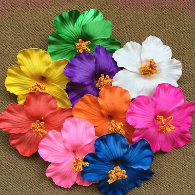 $6.59 • Buy 1x Foam Flower Hibiscus Bridal Hair Clip Rose Hair Clip Jewelry Hair Accessories