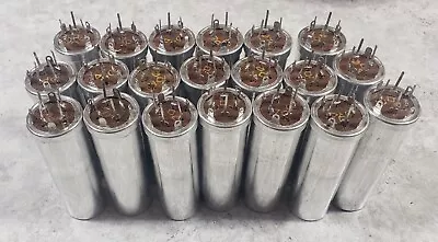 Lot Of 20 Sprague 4 Section 200-120-80-5uf 350-50v  Electrolytic Can Capacitors • $9.99