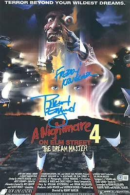 Robert Englund Signed Autograph A Nightmare On Elm Street 4 12x18 Photo Beckett • $450