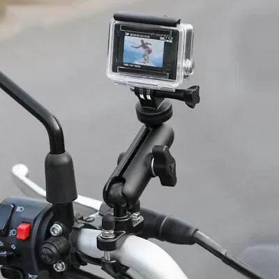 For GoPro Bicycle Mount Motorcycle 360° Motorcycle Camera Bracket Holder Clamp P • £5.59