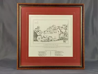 £80 • Buy Comforts Of Bath No 9 By Rowlandson Monochrome Rep.1857 Robert Walker