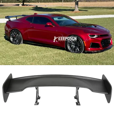 47'' Rear Spoiler Adjustable Racing Trunk Wing Glossy For Chevrolet Camaro SS • $145.69