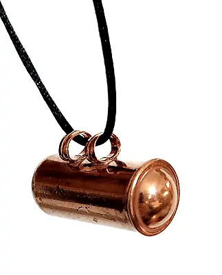£12.95 • Buy Copper Tabeez Stash Locket Necklace Pendant Vial Pure Copper Chandi Cord & Bag