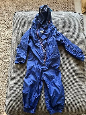 £3 • Buy Hippychick All In One Waterproof Suit/puddle Suit, Blue, 18-24 Months