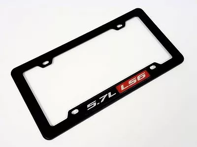 Chevy Chevrolet Corvette Z06 5.7l Ls6 C5 Engine License Plate Tag Frame Black • $14.99