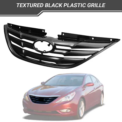 For 2011 2012 2013 2014 Hyundai Sonata Grille Assembly Front Upper Grill Black • $39.90