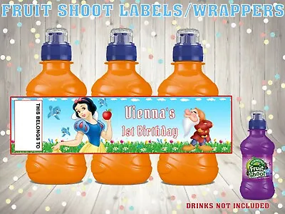 £1.20 • Buy PERSONALISED SNOW WHITE Fruit Shoot Or Kit Kat Label / Wrapper Ideal Party Bag 