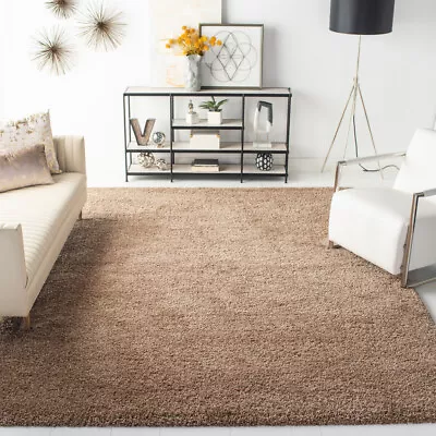 SAFAVIEH Milan Shag Collection SG180-1414 Dark Beige Rug • $61.98