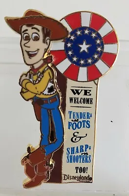 Disneyland Woody Fronteirland Shootin' Expedition Sign Surprise Le 500 S/o Pin • $39.90