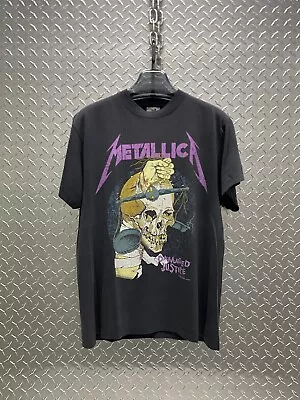 Vintage 80’s Metallica Damaged Justice 1988 Band Tee Shirt • $275