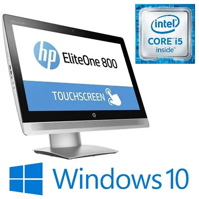 HP EliteOne 800 G2 AIO Intel I5 6500 16G 256G SSD WiFi 23  Touch FHD Win 10 Pro • $289