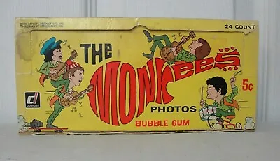 Vintage Donruss Bubble Gum  THE MONKEES PHOTOS  Trading Card Box *EMPTY* • $259.99