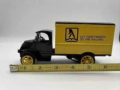 ERTL Replica Mack 1926 Bull Dog  Yellow Pages  Delivery Truck Bank • $9