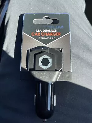 Titanium  DUAL USB 12 V Automotive Fast Charger  -Black CAR CHARGER!!! DUAL!! • $7.90