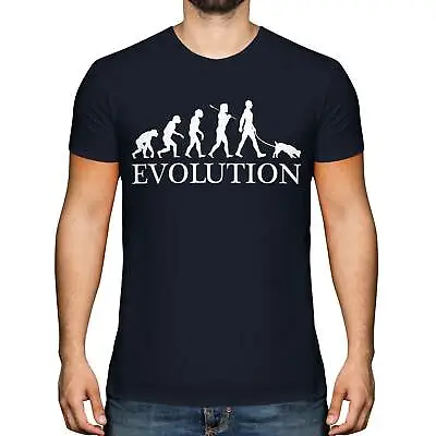 £10.95 • Buy Jack Russell Terrier Evolution Of Man Mens T-shirt Tee Top Dog Gift Walker