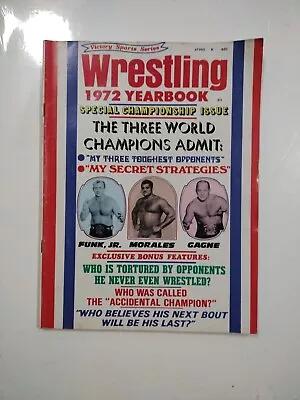 Vintage Wrestling 1972 Yearbook • $15