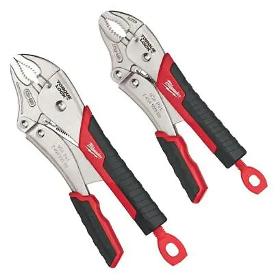 Milwaukee 48-22-3402 7 And 10-Inch TorqueLock Curved Jaw Pliers Set - 2pc • $27.97