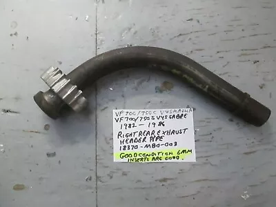 $16.95 • Buy VF700C / S  / 750C / S   V45 MAGNA SABRE RIGHT Rear Exhaust Header 18370-MB0-003