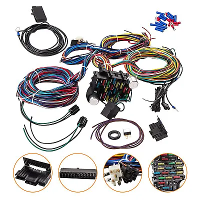 Universal Extra Long Wires 21 Circuit Wiring Harness For Chevy GMC Truck Pickup • $121.22