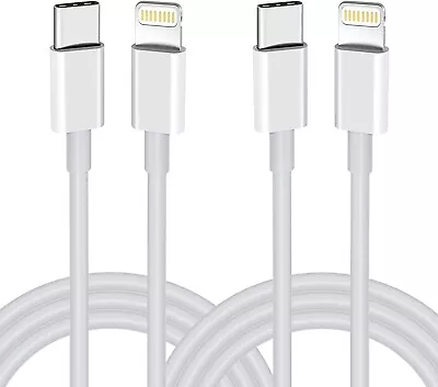 10FT PD Fast Charger USB C Charging Cable For IPhone 14 13 12 11 Pro Max 2PACKS • $9.20