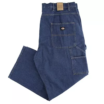 Dickies Carpenter Pants Men's Big & Tall Denim Jeans 8-Pocket Hammer Loop • $29.99