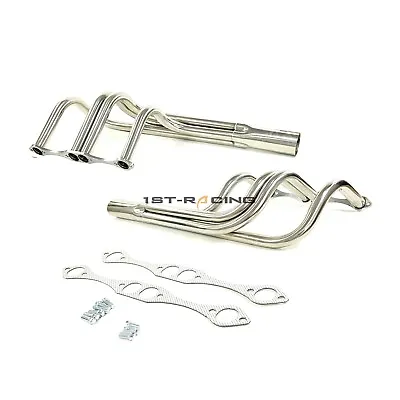Stainless Steel Exhaust Headers For 265-400 C.i Small Block Chevy V8 327 350 383 • $249.10