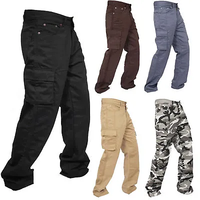 New Motorcycle Working Cargo Trousers Jeans Pants With Aramid Protective Lining • $59.99