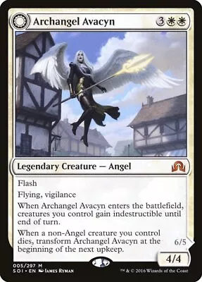 MTG - SOI - Archangel Avacyn // Avacyn The Purifier Near Mint #5 • £5.63