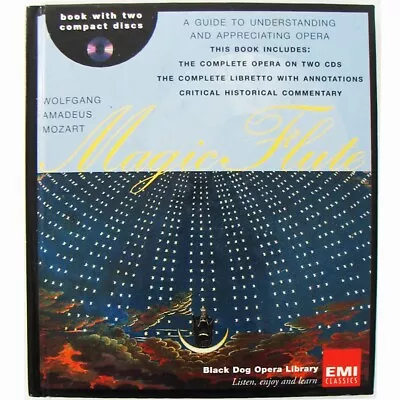 EMI Mozart Magic Flute Book 2 CDs Libretto History Guide To Understanding Opera • $17.99