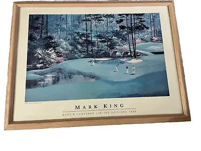 MARK KING 1989Limited Edition Martin Lawrence Golf Course Landscape Litho • $194.88