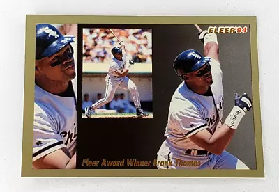 1994 Fleer Baseball Award Winner Frank Thomas #1 Chicago White Sox HOF MLB • $2.99
