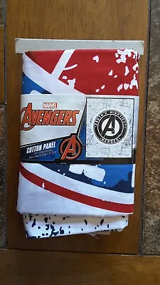 $7 • Buy Marvel Avengers Earths Mightiest Heroes Cotton Fabric Panel, 36  X 44 