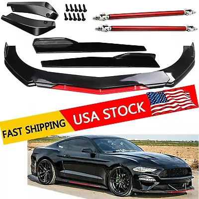 For Ford Mustang Front Bumper Lip Splitter Spoiler Body Kit /Side Skirt • $59.99