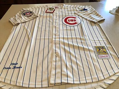 Mitchell & Ness Cooperstown Collection 1969 Cubs Ernie Banks Jersey - Mens XL • $119.99