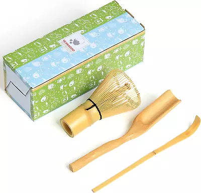 Japanese Matcha Ceremony Accessory Matcha Whisk (Chasen) Traditional Scoop (Ch • $16.99