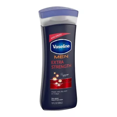 Vaseline Men Healing Moisture Extra Strength Lotion - 10 Fl Oz (295 Ml) • $12.09