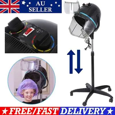 Free Standing Hair Dryer Hood Bonnet Hairdryer Height Adjustable Salon Equipment • $139.98