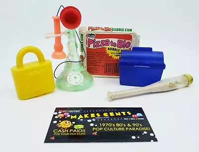 1970s / 80s - Vintage Novelty Candy Container Lot - Cool Rare Prop! • $24.98