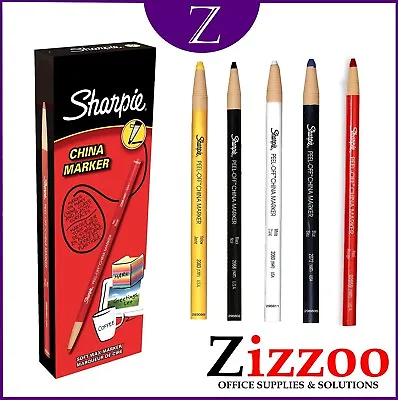 £2.99 • Buy China Pencils Chinagraph Sharpie Various Colours + Free Delivery