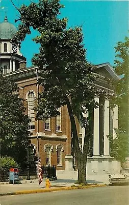 Bowling Green Kentucky~Flag Down @ Warren County Courthouse~1950s Postcard • $6