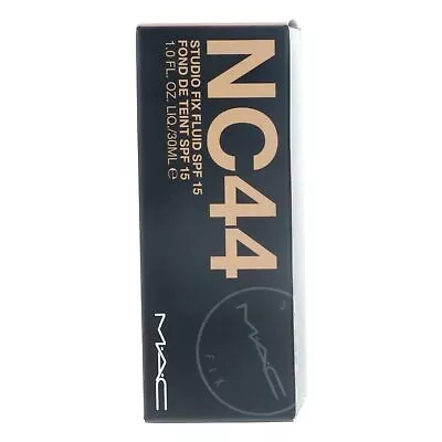 MAC Studio Fix Fluid Foundation SPF15 NC44 1 Oz (Slightly Dented Box) • $30.99